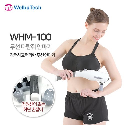 웰뷰텍 무선다람쥐 WHM-100 교체안마봉 무선안마기 핸드안마기 파워모터